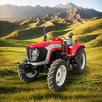 Penjualan terlaris 120 HP traktor pertanian baru dengan 4x4 traktor besar 4 penggerak roda mesin otomatis kualitas tinggi dengan roda