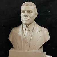 Buste personnalisé en résine, sculpté et peint à la main, statue commémorative pour décoration intérieure