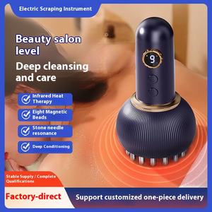 Appareil de <span class=keywords><strong>massage</strong></span> électrique multifonctionnel pour la santé à usage domestique Appareil de chauffage du cou et des épaules Compresse à chaud Brosse méridienne Drague - Product Image 3