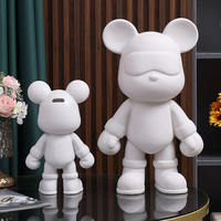 Nouvelle tendance populaire : Kit de sculpture d'ours fluide DIY de 23 cm, peinture acrylique pigmentée pour ours 'Cool Bear'