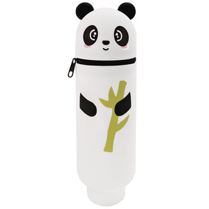 Estuche de Silicona Panda para Material Escolar, Estuche de Lápices de Silicona para Niños, Bolsa de Lápices DIY, Estuche de Lápices de Silicona Impermeable y Suave - Product Image 2