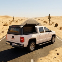 Coque de camping-car électrique articulée en aluminium pour Ford F150 5.5/6.5 pi, sans fenêtre, étanche, pour benne de camion (vente en gros)