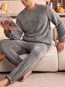 Vêtements de détente confortables pour hommes, vêtements décontractés à la mode, <span class=keywords><strong>pyjamas</strong></span> d'hiver <span class=keywords><strong>pas</strong></span> chers - Product Image 4