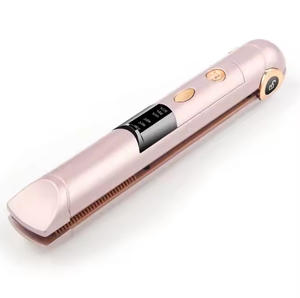 Meilleur mini fer <span class=keywords><strong>à</strong></span> friser LED sans fil de 1 pouce <span class=keywords><strong>Fers</strong></span> plats en céramique de marque privée personnalisables Source électrique portable double humide/sec - Product Image 2