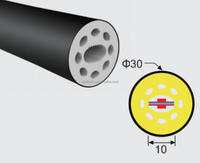 Tube diffuseur LED néon en silicone noir à 360 degrés, bande lumineuse LED circulaire 12/24V, flexible noir, pour usage hôtelier