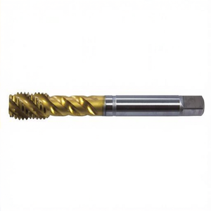 Ttake High Performance <b>Tap</b> Ta1361 Tin Coated 50 Degree Helix For Blind Holes 6h Tolerance Tapered <b>Tap</b> - Product Image 2