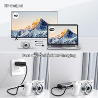 Digitalkamera Fotografie 4K 72MP Autofokus 2,8" 270° Klappbildschirm 18-fach Zoom SD Elektronische Bildstabilisierung Smile-Capture Video