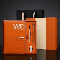 Coffret Cadeau d'Entreprise 3-en-1 : Carnet Rigide, Stylo Personnalisé, Clé USB 16 Go – Coffret Cadeau Gaufré en Gros pour le Personnel