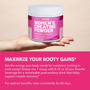 Bubuk Creatine kustom wanita untuk peningkatan pinggul-rasa & kemasan organik, suplemen kebugaran non-gmo & Keto - Product Image 5