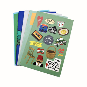 Cahiers économiques reliés par des cordes avec un design personnalisé, 24 feuilles, se plient à plat pour le journal de bureau et les notes scolaires - Product Image 6