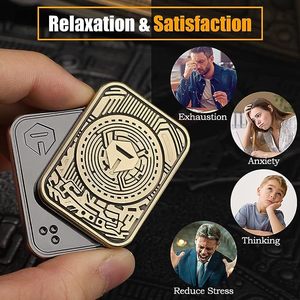 Three-Body <b>Pop</b> Coin Poker AK <b>Push</b> Card PPB Durable Metal Decompression Toy for Hand Pushing Coins Fidget Spinners Product - Product Image 3