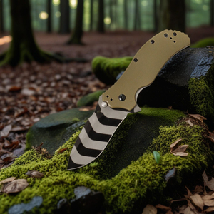 Cuchillo Plegable Multifuncional de Acero Inoxidable Personalizable OEM con Hoja Fija para Supervivencia al Aire Libre, Camping y Bricolaje - Product Image 3