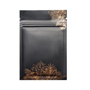 Sacs plastique en mylar anti-odeur, pièces, sacs en aluminium personnalisés, pour emballage d'herbes, <span class=keywords><strong>de</strong></span> qualité alimentaire, pour en mylar noir - Product Image 5