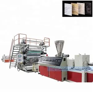 Línea automática de producción de Perfil de plástico de piedra de mármol artificial