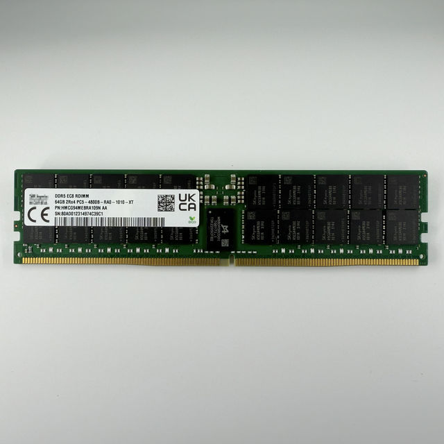 64GB 2Rx4 4800MHz DDR5 REG ECC RDIMM Server Memory, Original Quality, Wide Compatibility, for Server Applications, Fast Delivery