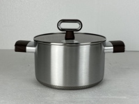 Set Panci Casserole Titanium Modern 20/24/28 cm dengan Tutup Kaca, Aman untuk Mesin Cuci Piring, untuk Memasak di Rumah