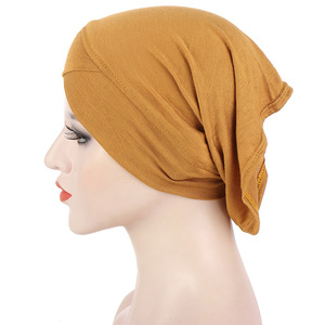 Écharpe pour femmes Genya, <span class=keywords><strong>bonnet</strong></span> <span class=keywords><strong>chimio</strong></span> noué, turban, couvre-chef pour les patients atteints de cancer, musulman - Product Image 3