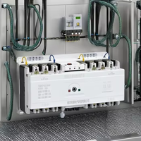 Commutateur de transfert automatique double alimentation SANYUE YSQ2 ATS 100A~1250A 3/4P 400V AC220, classe CB, 3 pôles, 4 pôles, service OEM