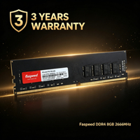 Module de mémoire de jeu FASPEED Gold Desktop DDR4 2666MHz 4GB/8GB/16GB haute performance non-ECC, garantie 3 ans, 1.2V, en stock