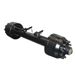 Ejes para Remolques de 12t, 14t y 16t, Piezas y Accesorios para Camiones de Trabajo Pesado, Precio al por Mayor, Eje para Semirremolque de 16 Toneladas con Suspensión - Product Image 1