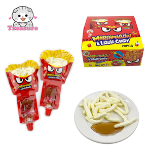 2-en-1 : Délicieuses et amusantes frites guimauves avec sauce à tremper et bonbons liquides guimauves - Product Image 1