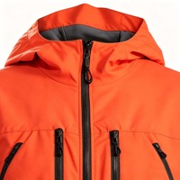 Chaqueta Softshell Profesional para Esquí de Invierno, Impermeable, Transpirable, Acolchada, con Cierre, de Alta Calidad, para Senderismo