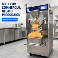 Yourtime Wholesale ETL CE 84L/H Machine à glace dure italienne à refroidissement rapide, congélateur discontinu pour gelato, Maquina De Helados pour commerces