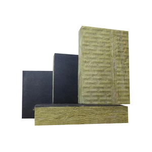 Panneau en <span class=keywords><strong>laine</strong></span> <span class=keywords><strong>de</strong></span> <span class=keywords><strong>roche</strong></span> isolant thermique en fibre minérale noire pour four industriel et isolation des murs extérieurs des bâtiments - Product Image 1