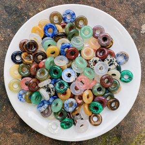 Perles rondes en pierre naturelle multicolores, perles en vrac pour la fabrication de bijoux DIY, bracelet, collier - Product Image 2