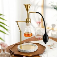 Botol Parfum Wangi Minyak Atsiri Kopi Model WANJING WJM020, Botol Kaca, Tester Aroma, Alas Marmer, Pompa Semprot