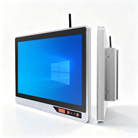 Moniteur tactile tout-en-un Windows I3 I5 I7 IoT, boîtier en aluminium, utilisation industrielle, écran intégré, installation IPC