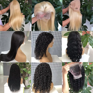 Peluca de encaje completo HD de cabello humano brasileño sin procesar Vendedores Onda de agua Cutícula alineada 100% Pelucas de cabello virgen para mujeres negras - Product Image 2
