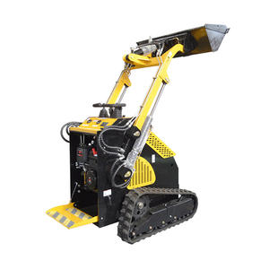 Livraison gratuite Mini chargeuse compacte Ot Sale Diesel 23hp Mini chargeuse compacte sur chenilles avec godet 4 en 1 - Product Image 5