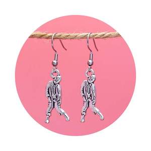 Alliage de Zinc tibétain argent Halloween squelette fantôme main balancent boucles d'oreilles à la main bijoux à bricoler soi-même cadeaux - Product Image 4