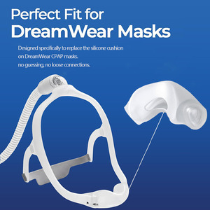 Almohadilla Nasal de Silicona Mediana, Cómoda y Suave, Repuesto <span class=keywords><strong>para</strong></span> Mascarilla <span class=keywords><strong>CPAP</strong></span>, <span class=keywords><strong>para</strong></span> una Mejor Experiencia de Sueño - Product Image 2