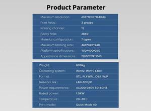 Impresora 3D Antinsky J4540 Plus Multimaterial a Todo Color con Tintas de Baja Temperatura para Impresión a Todo Color - Product Image 4