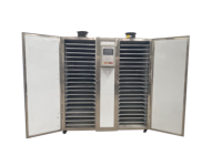 Armoire de séchage à air chaud commerciale en acier inoxydable, équipement industriel de déshydratation pour légumes, fruits et herbes (piment rouge)