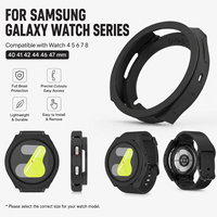 Funda protectora de silicona para Samsung Galaxy Watch 4, 5, 6, 7, 8, 40mm, 44mm, cubierta suave a prueba de golpes para Fitness y uso diario