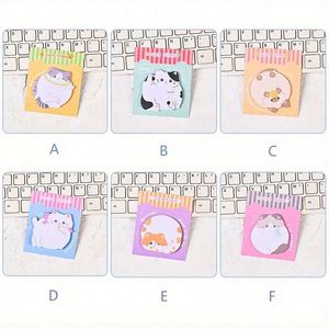 Cat Paradise Cute Cartoon Shaped <b>Sticky</b> <b>Notes</b> High-Value Creative Student Study Supplies for Message Decoration Back-to-School - Product Image 6