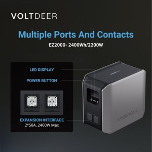 เครื่องกำเนิดไฟฟ้าพลังงานแสงอาทิตย์แบบขายส่ง 500W-2000W สถานีพกพา ไฟฉาย ใช้ได้กับรถยนต์ คลื่นไซน์บริสุทธิ์ ตัวควบคุม MPPT LiFePO4 - Product Image 4