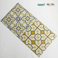 Azulejos de impresión de diseño de madera, certificación CE, grano de madera, 12mm, suelo de vinilo laminado