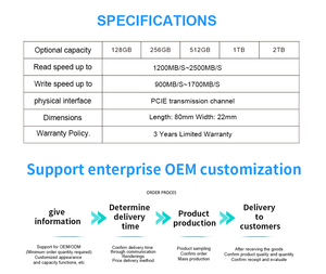 Ymeiton M.2 NVME 2280 256 GB 512 GB SSD 适用于笔记本电脑 支持 OEM - Product Image 6