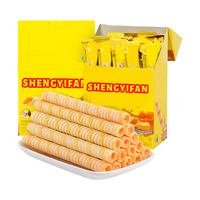 Vente en gros, étiquettes privées personnalisées, bâtonnets de biscuits fourrés à la crème au chocolat et au fromage à saveur de lait en vrac, biscuits