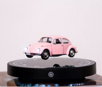 1:36 Romantique LED Lumières VW Beetle 1967 Rose Métal Modèle De Voiture Magnétique Lévitation Flottant Moulé Sous Pression De Voiture pour Tech Gift & Room Decor