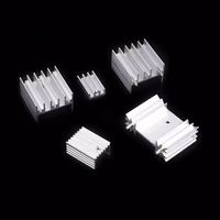 Pendingin Aluminium dengan Radiator Jarum TO-220/7805/7812 15*10*16/20/25/30/35mm