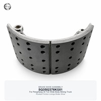Ensemble de sabots de frein pour camion minier PengXiang 35 tonnes à carrosserie large SQ3502376KG01, pièce de frein à tambour à garniture rivetée
