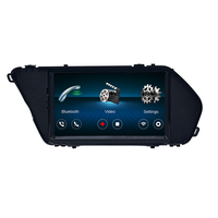 Pantalla Táctil de 7 Pulgadas 1024*600 con CarPlay Inalámbrico Integrado, GPS, Android Auto, Reproductor MP3 para Mercedes-Benz GLK X204