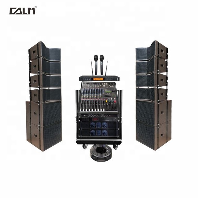 Ultra-Light 25kg Dual 10-Inch All-NEO Line Array, Bi-Amp Design for Touring and Live Events - LA2210V