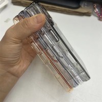 Coque transparente magnétique antichoc en PC rigide anti-jaunissement pour iPhone 17, compatible avec iPhone 18, 17, 16, 15, 14, 13, 12