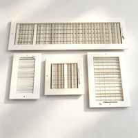 Grille d'aération en fer de haute qualité avec lames réglables 8*4 6*6 10*6 10*6 18*6 24*6 Sortie d'air CVC